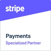 Stripe Payments Specialized Partner badge