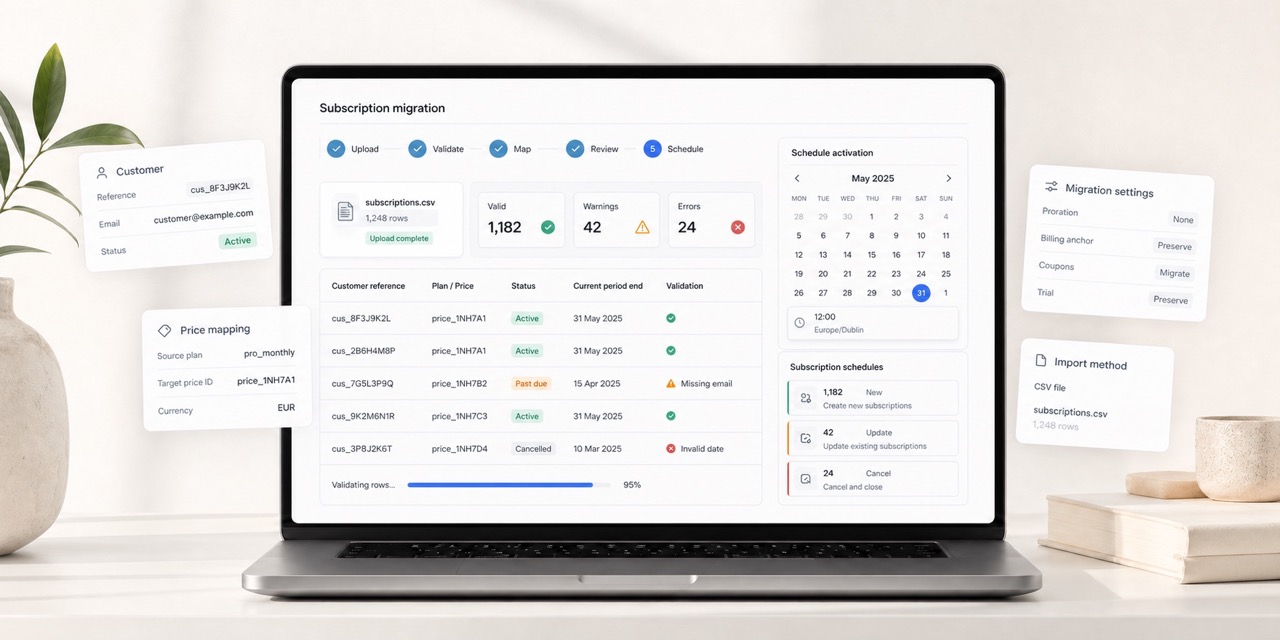 Migrating Subscriptions to Stripe Billing: A Guide to the Migration Toolkit