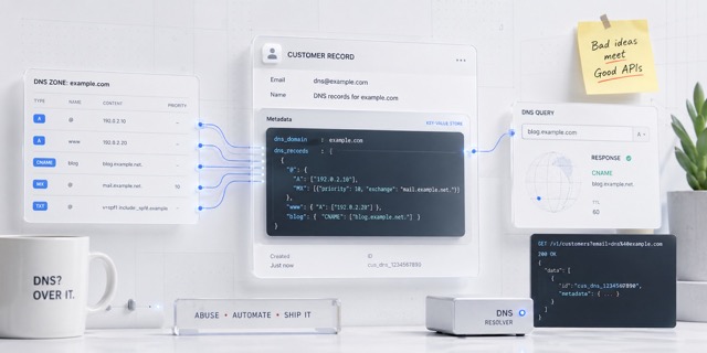 Stripe Is My DNS Provider Now: When Good APIs Meet Bad Ideas