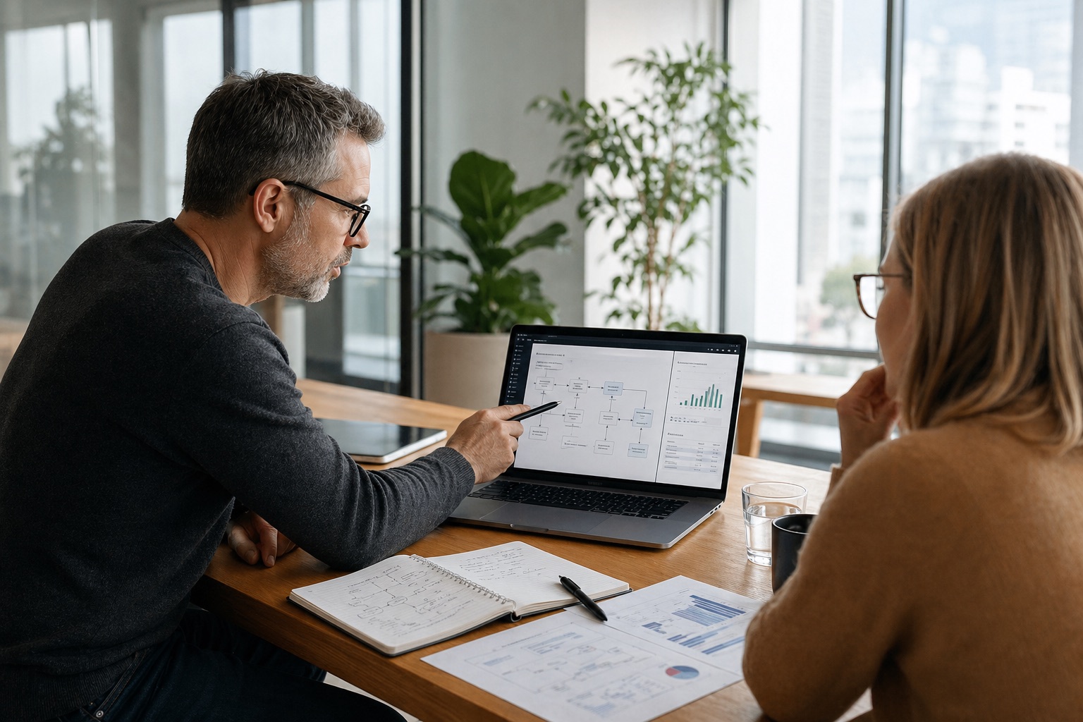 Advisory session reviewing Stripe architecture